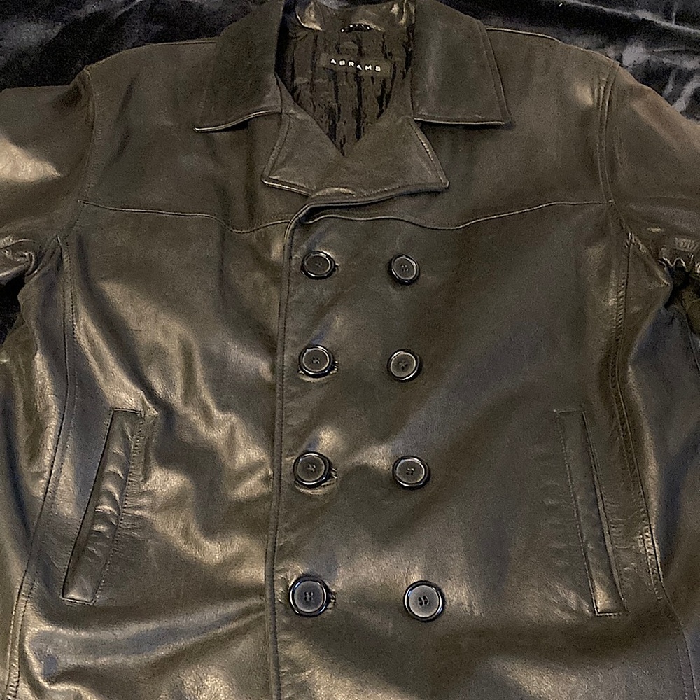 Men’s Abrams Leather Coat